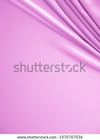 Beautiful smooth elegant wavy light pastel purple satin silk luxury cloth fabric texture, abstract background design. Card or banner.
