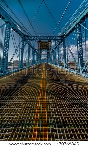 Steel Road Grating on Suspension Bridge