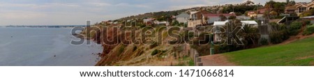 Hallet Cove Houses by the Beach Panorama, South Australia