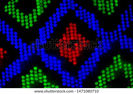 Abstract Light Bokeh Background. Defocused light dots abstract background. 