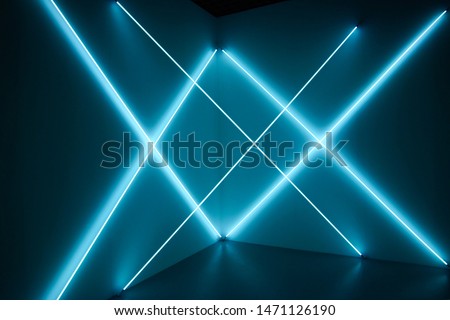 Abstract light wall color art
