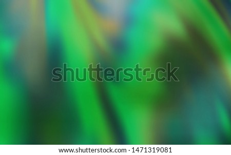 Light Green vector abstract blurred layout. Colorful abstract illustration with gradient. New style design for your brand book.
