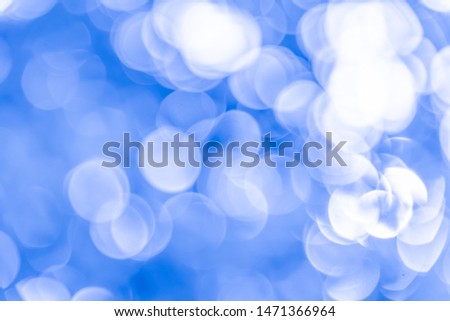 Blue bokeh texture background from natural