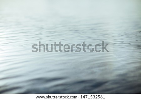 Blue sea surface with waves for background