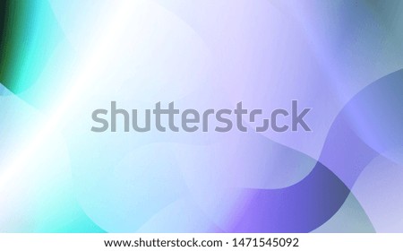Geometric Wave Shape with Gradient Blurred Abstract Background. For Greeting Card, Flyer, Poster, Brochure, Banner Calendar. Vector Illustration