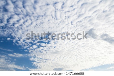 cloud and blue sky