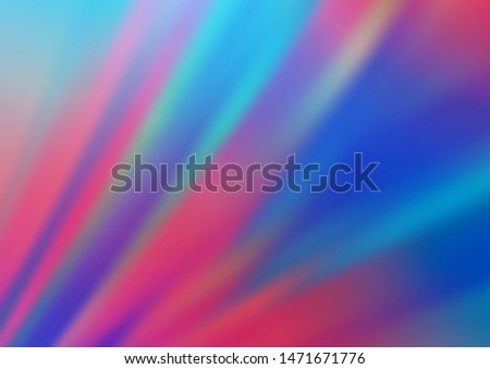 Light Blue, Red vector background with straight lines. Modern geometrical abstract illustration with staves. Best design for your ad, poster, banner.