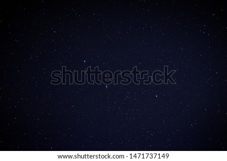 Ursa Major constellation tail with stars Megrez,  Alioth, double star Alcor and Mizar and Alkaid
