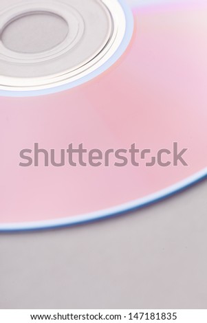 CD on the white