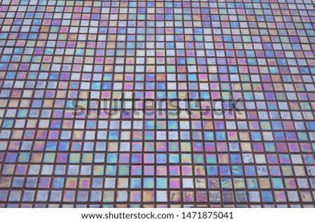 Pearl abstract square seamless texture - iridescent tiles