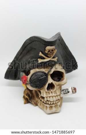 the skull of the old pirate