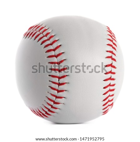 Baseball isolated on white background