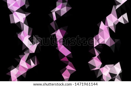 Light Pink vector blurry triangle template. A completely new color illustration in a vague style. Completely new template for your business design.