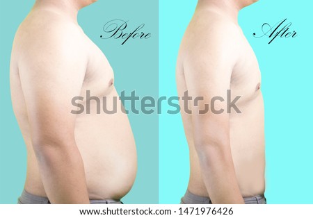 diet before after Men pictures 