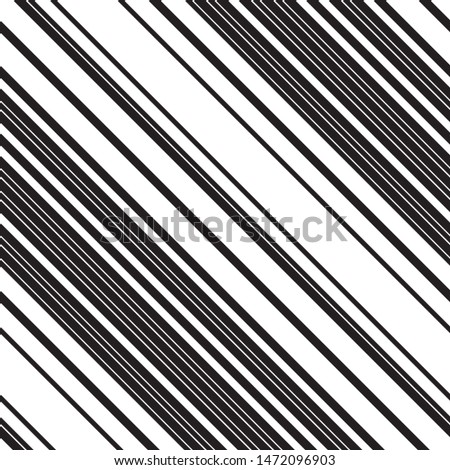 Oblique pattern with white streaks and outline. Geometric abstract background.Vector seamless pattern.