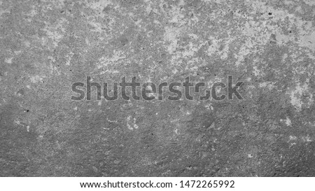 Black and White Concrete Wall Texture Grunge Background. Rough Texture For input into Video or Background Backdrop Design.