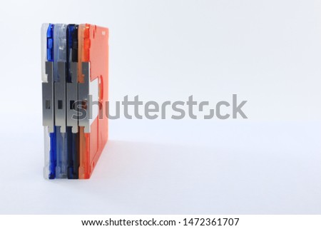 mini disc for data and music record with white background, Bangkok