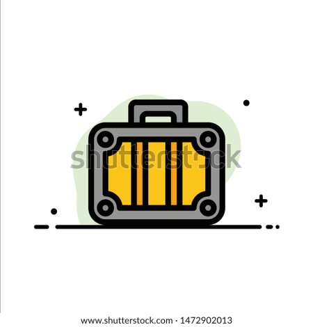 Beach, Holiday, Transportation, Travel  Business Flat Line Filled Icon Vector Banner Template