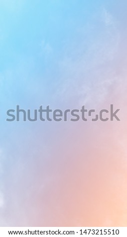 Pastel cloud background  Which is subtle and soft, gradient in a variety of colors