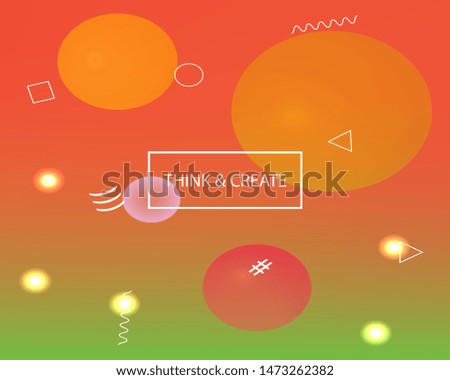 Inspiring colorful modern background. Vector illustration texture. Dynamic backdrop with simple muffled colors. Red easy editable and soft colored banner template.
