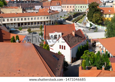 Beautiful picture of ancient city of Eger located in Hungary