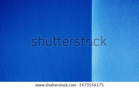 Blue sapphire silk fabric.