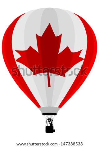 Air Balloon, Canadian Flag
