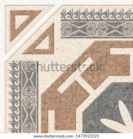 Parking Floor Tiles Design, Geometric Tiles, Out Door tiles Design