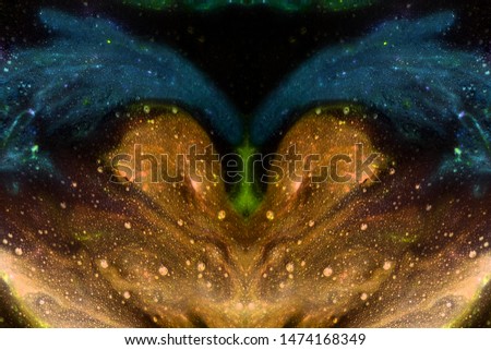 Abstract of soap bubbles background