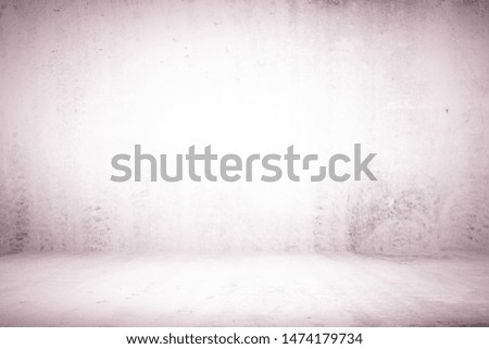 White Grunge Concrete Interior Room Background, Suitable for Product Presentaion and Backdrop.