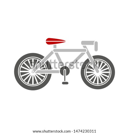 bicycle icon. flat illustration of bicycle vector icon. bicycle sign symbol