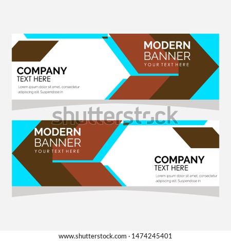 modern design, web banner template, vector illustration.