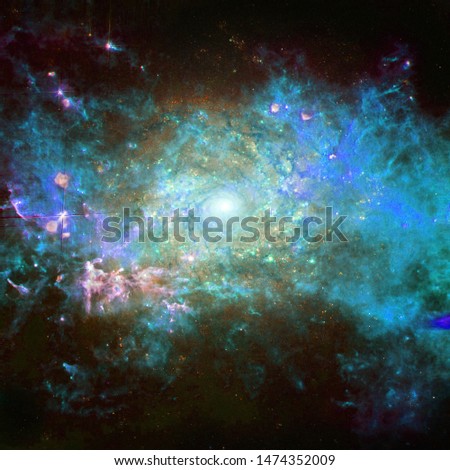 Nebula, starfield, cluster of stars in outer space. Beauty of endless universe. Elements of this image furnished by NASA