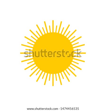 Sun icon. Sun collection logo ico vector. Collection sun Eps10.