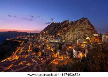 Pietrapertosa in blue hour. This is a cute little town in Italy. It has between a mountains which called little Dolomites.
Dragon teeth rocks