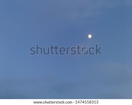 This is a very beautiful moon and sky picture that captivates your mind.