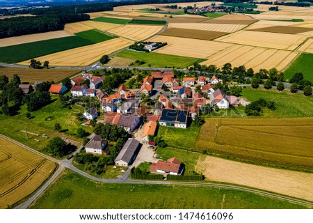 German Village Frielendorf from above