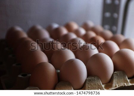 The picture shows the eggs in the package.