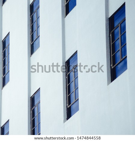 Minimal Architecture Shots - Building with Windows Pattern 