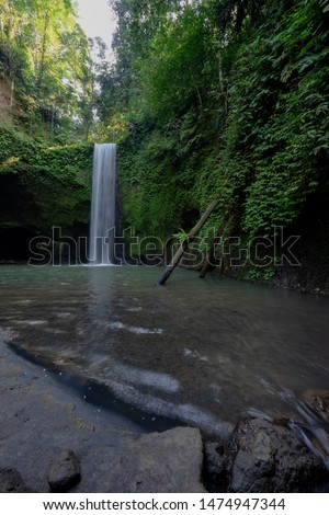 Tibumana waterfall located in Bangli - Bali / Indonesia