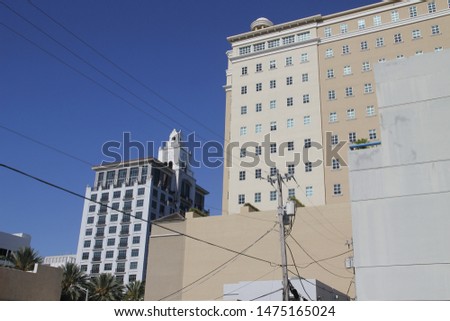 Building in the downtown of Miami