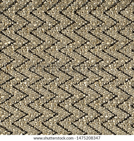 Textile background with zig-zag pattern