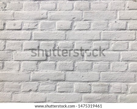 old white brick wall texture background Royalty-Free Stock Photo #1475319461