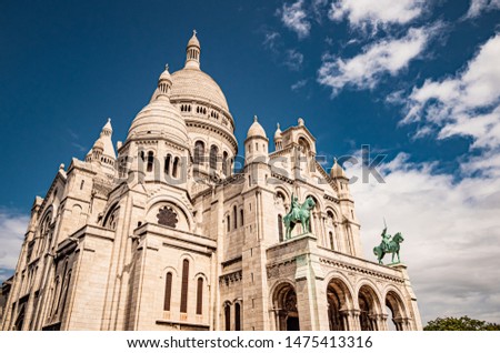 Famous Sacre Coeur Cathedral in Paris - Paris street photography