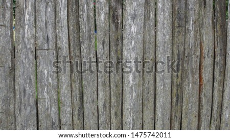 old and wooden fence in the daytime