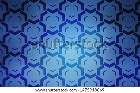 Light BLUE vector pattern with lines. Modern gradient abstract illustration with bandy lines. Brand new design for your ads, poster, banner.