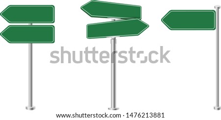 Sign Street Big Set Isolated With Gradient Mesh, Vector Illustration Royalty-Free Stock Photo #1476213881