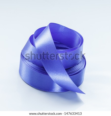 colorful streamers ribbon tape on white background 