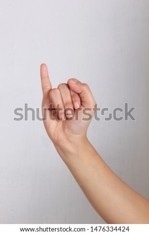 sign language of the alphabet I sign for speech impaired