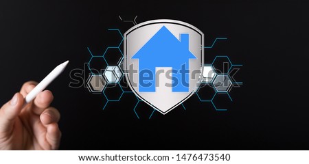Smart home: Smarthome house automation icon 